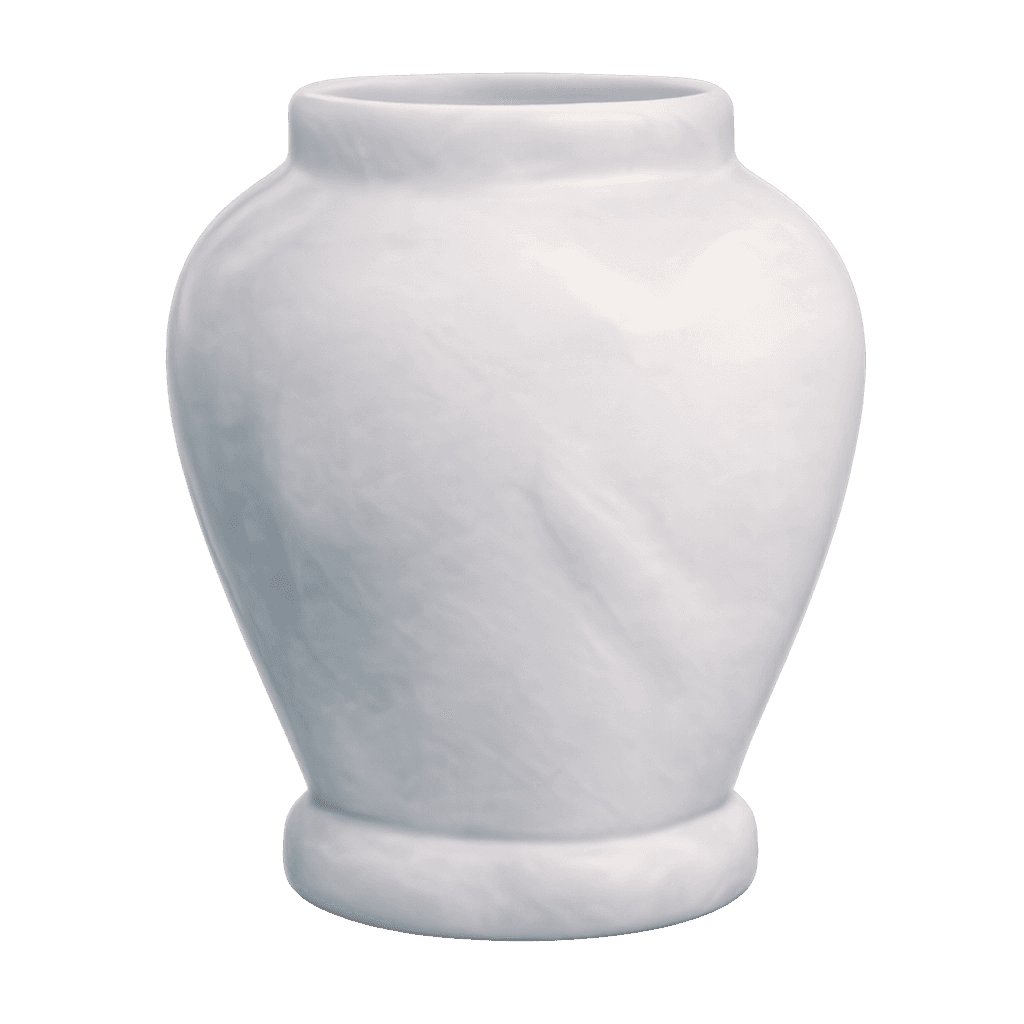 White Marble Urn